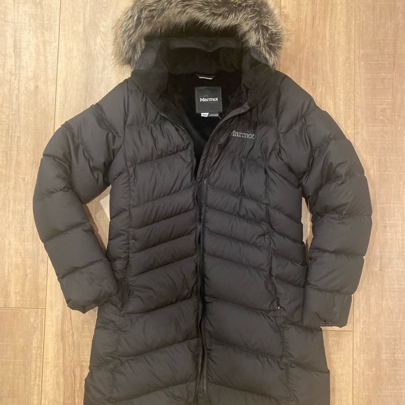 Women’s Marmot Montreal Coat mid thigh down puffer - Picture 1 of 3